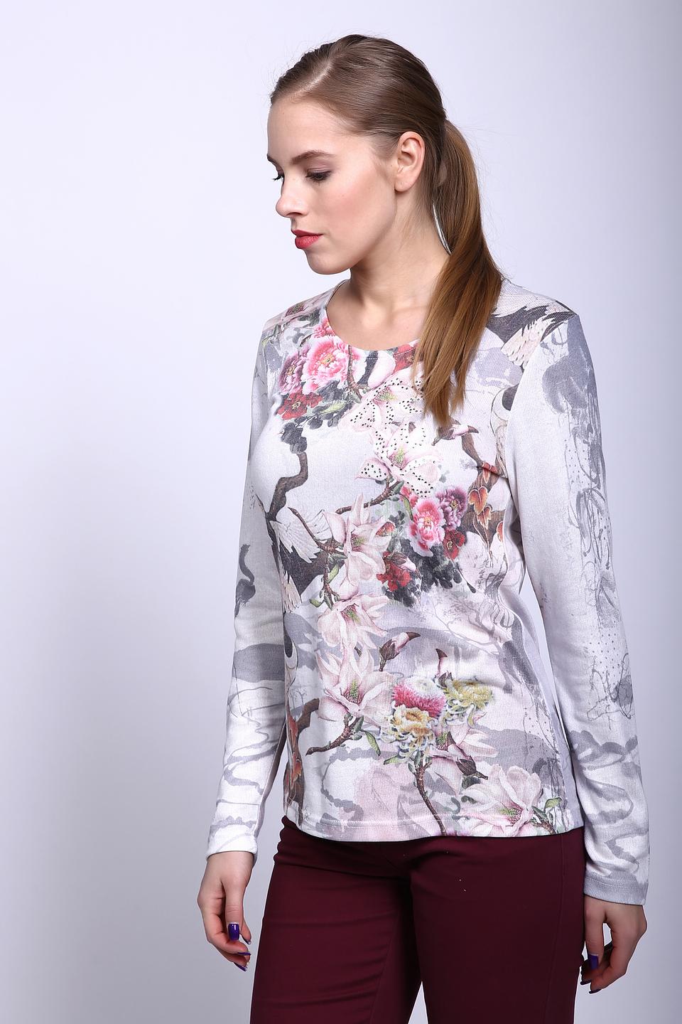 Блуза Erfo с цветочным принтом