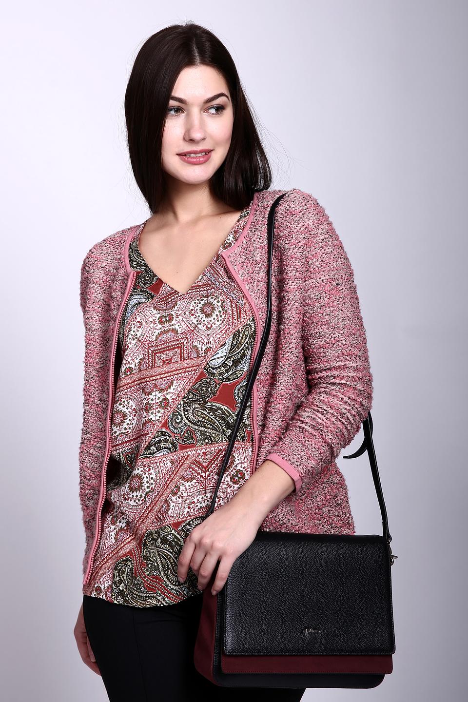 Жакет Gerry Weber с застежкой-молнией розовый