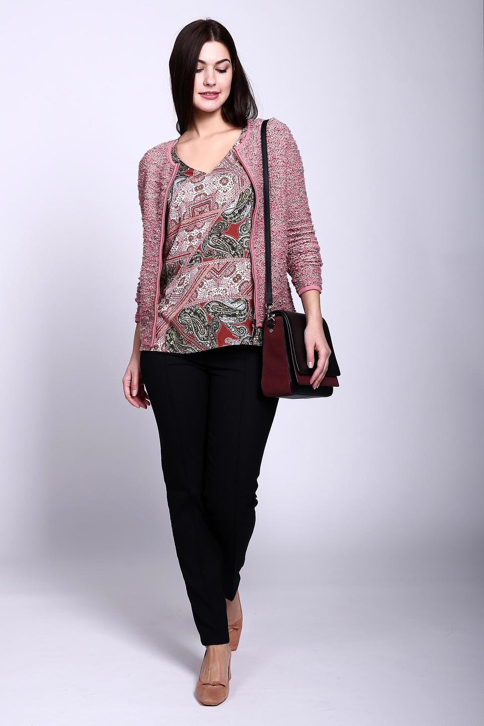 Жакет Gerry Weber с застежкой-молнией розовый