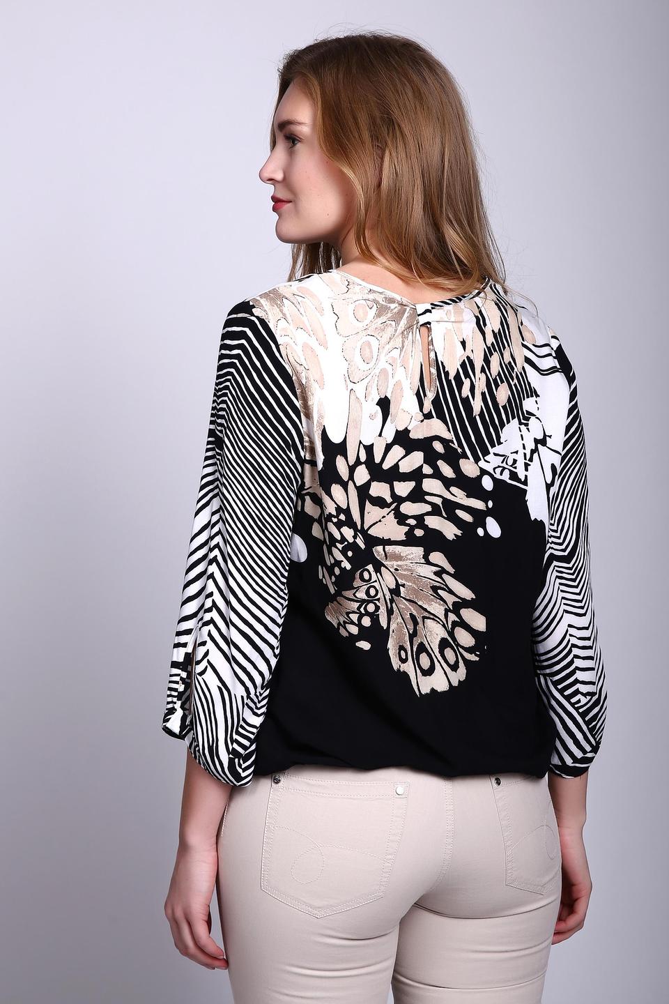 Блуза Lebek с цветочным принтом