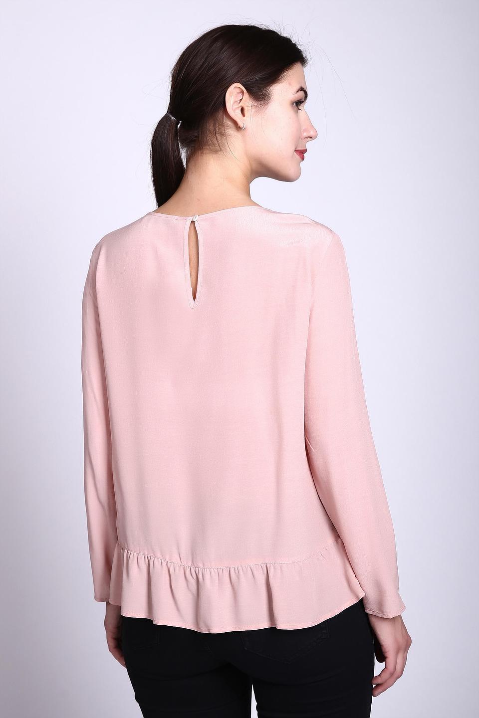 Блуза Oui с воланом пудрово-розовый