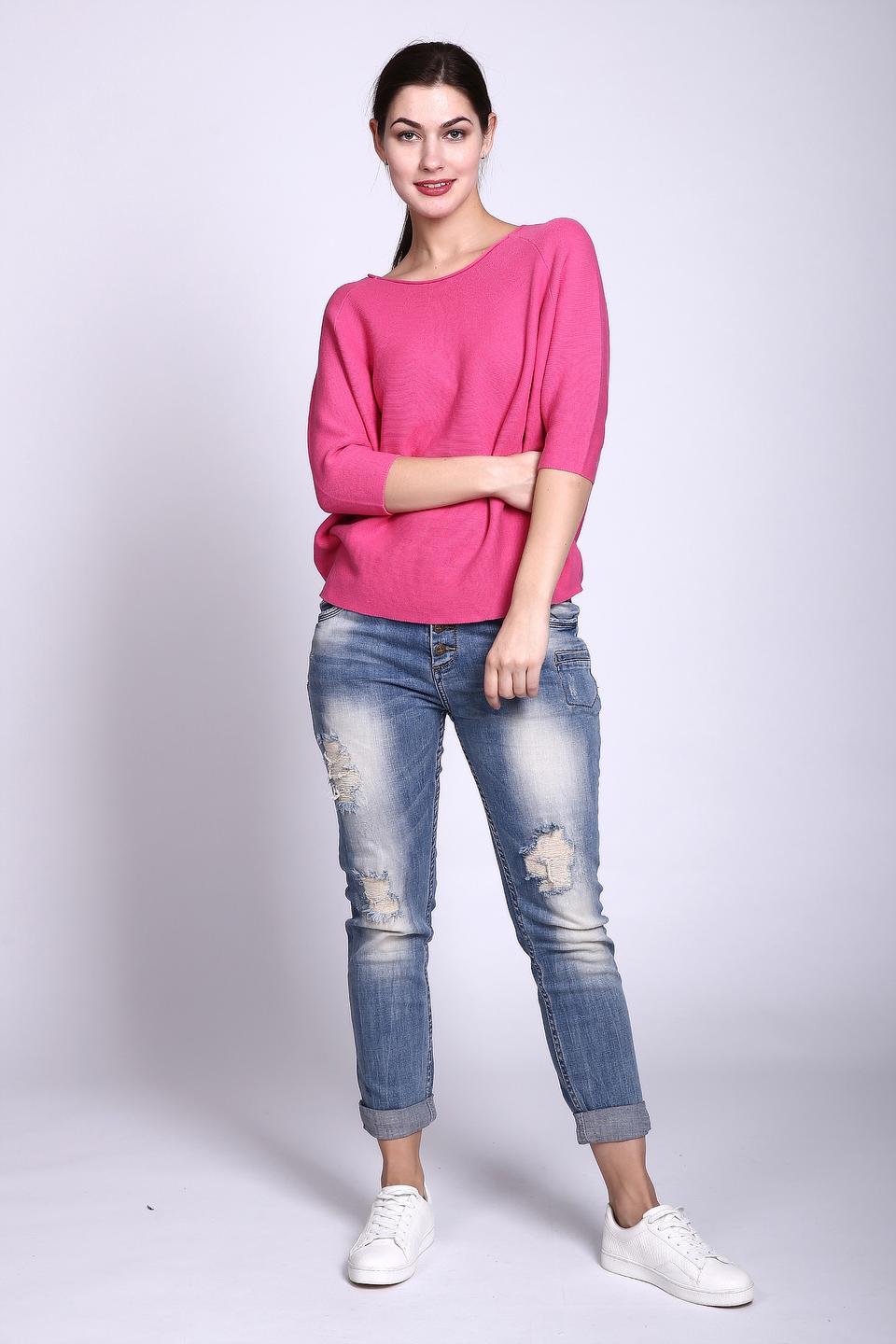 Джинсы GOOCEC с рваностями голубые