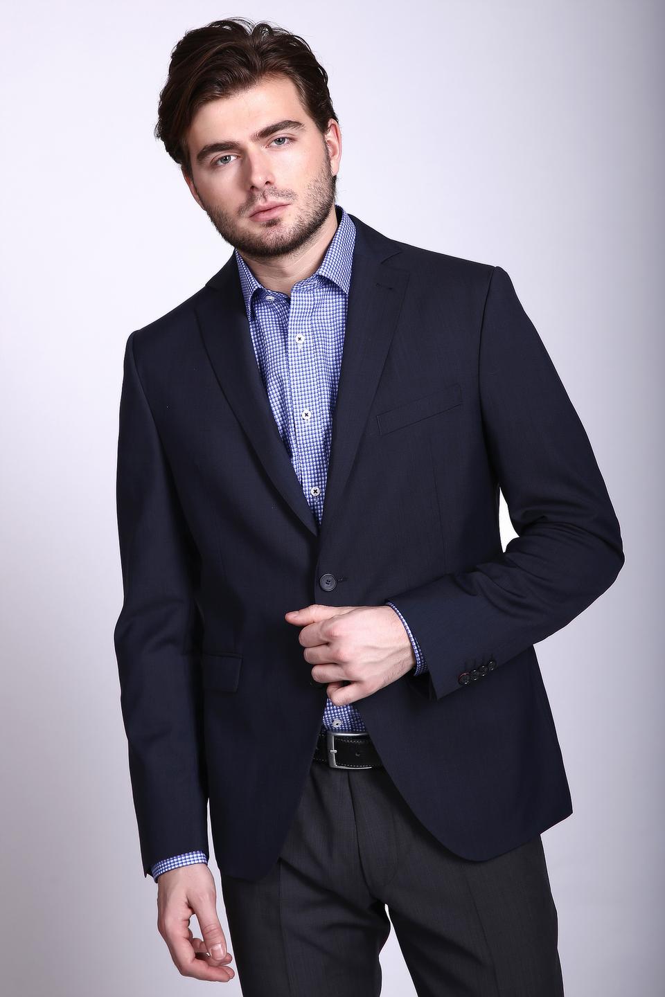 Пиджак Cinque однобортный тёмно-синий