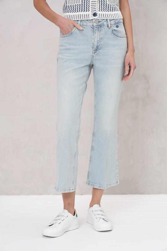 Джинсы Oui клеш светло-голубые