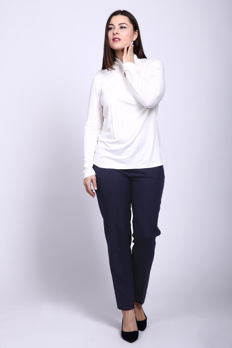 Блузка Gerry Weber белая с вырезом