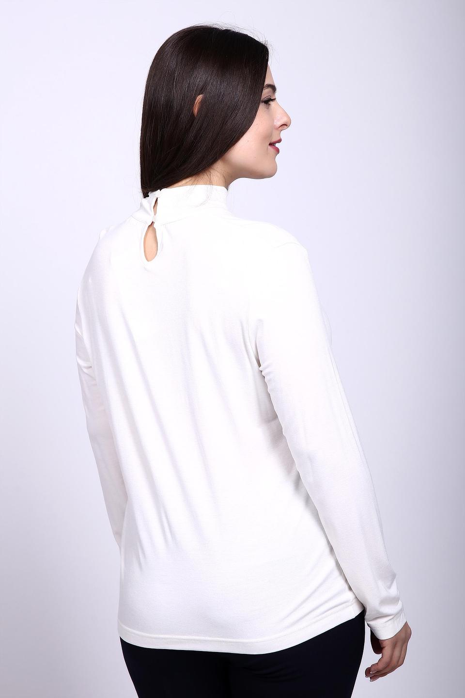 Блузка Gerry Weber белая с вырезом