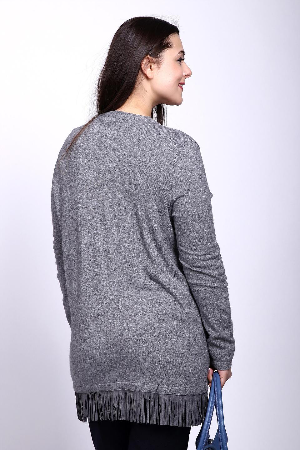 Жакет Gerry Weber с бахромой серый