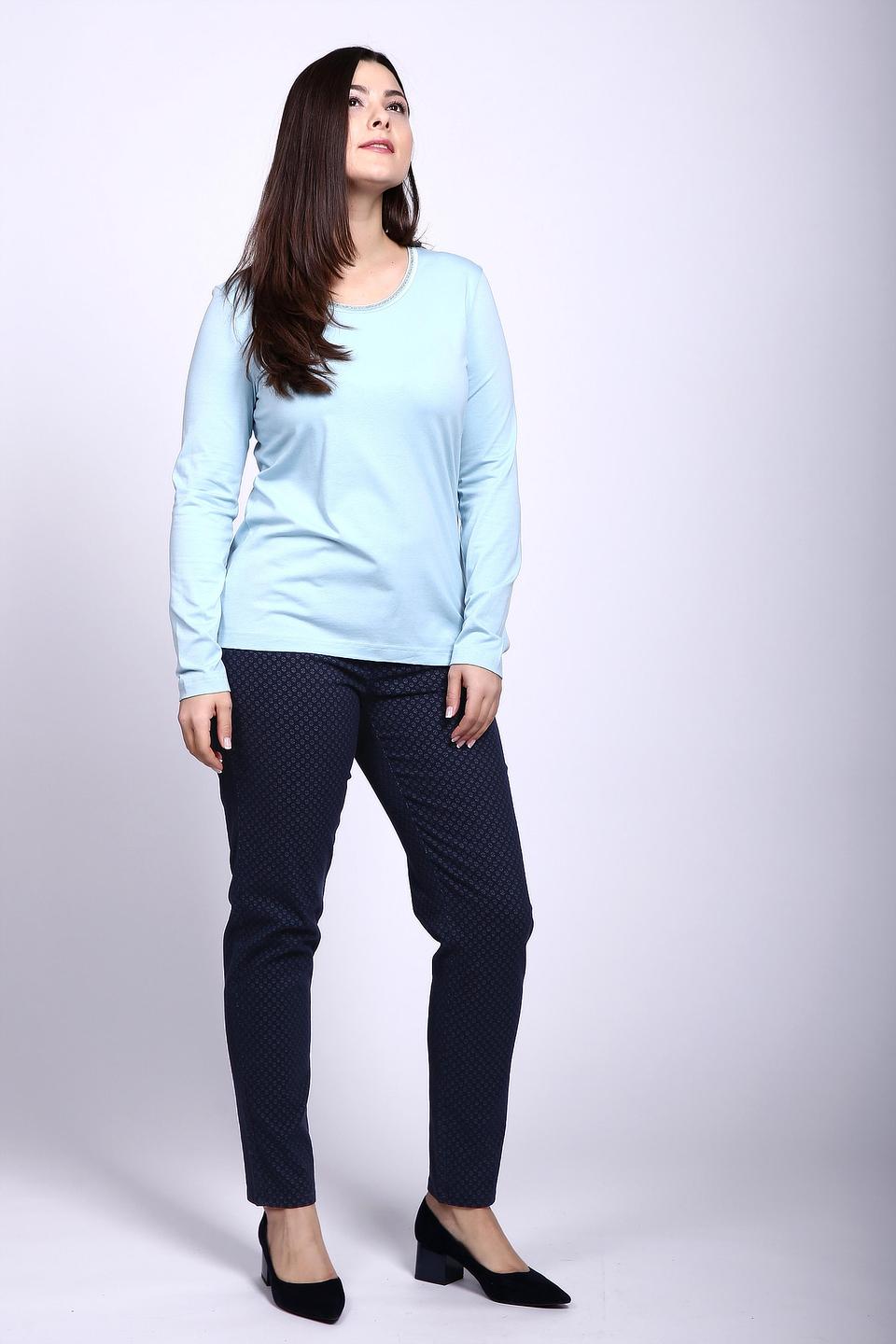 Блуза Gerry Weber голубого цвета с декором