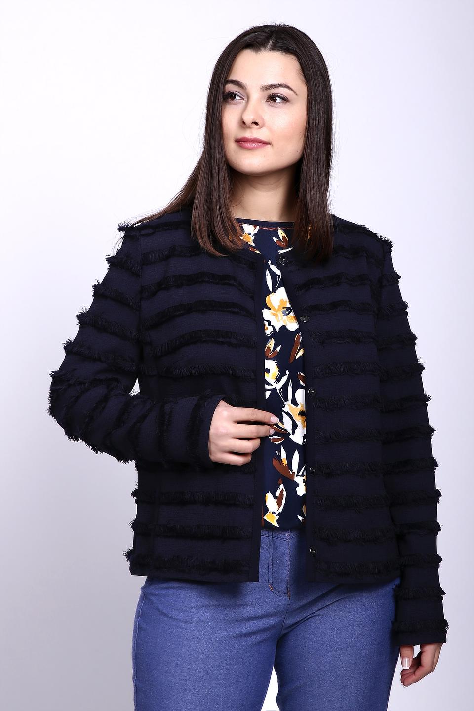 Жакет Gerry Weber с бахромой чёрный