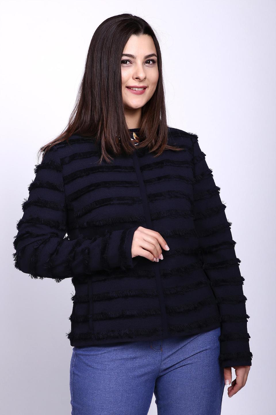 Жакет Gerry Weber с бахромой чёрный