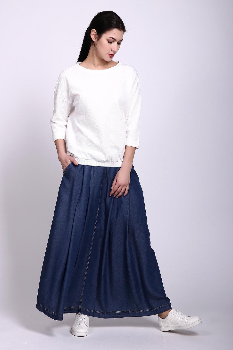 Блуза Tom Tailor белая с бантом