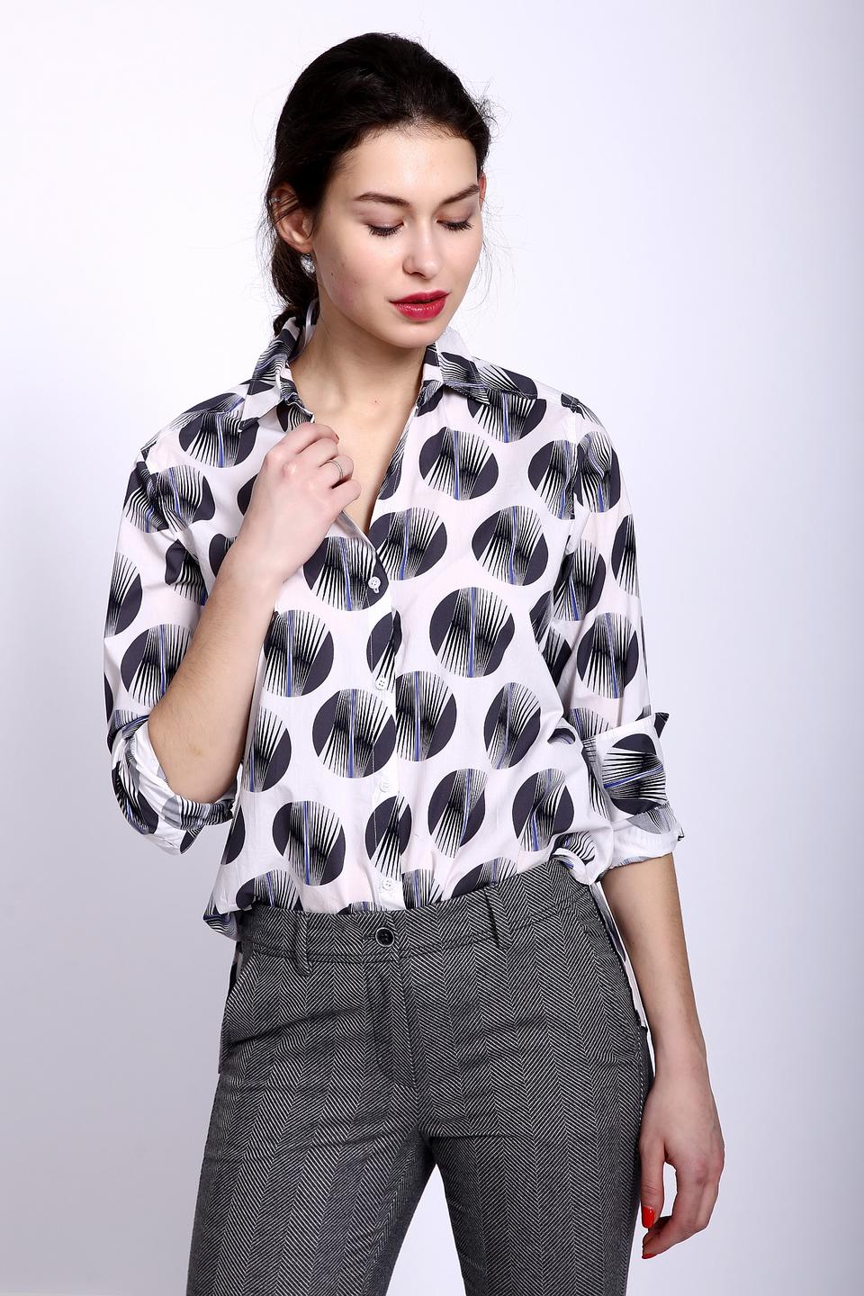 Блуза Cinque с геометрическим принтом