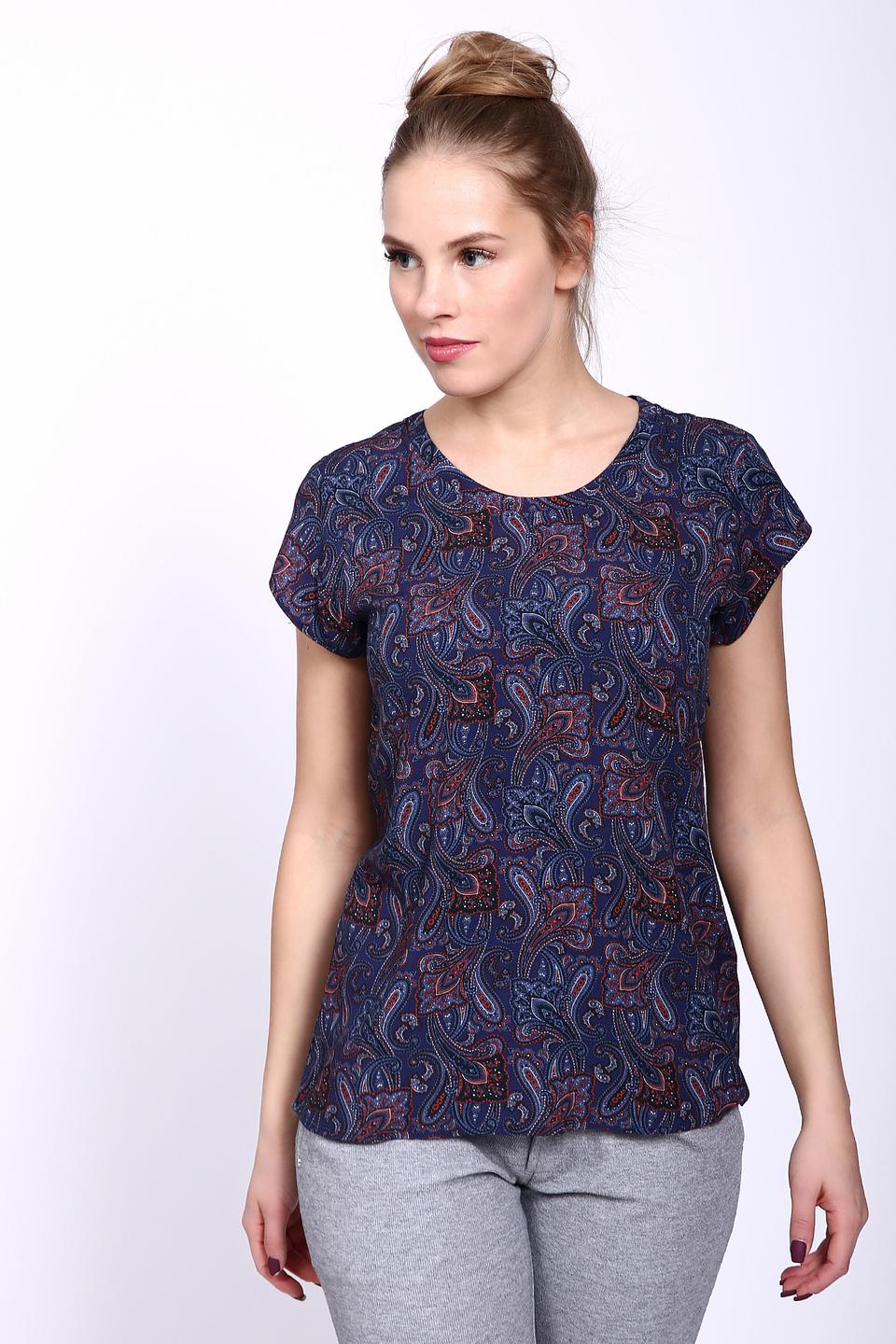 Блуза Pezzo с узором пейсли