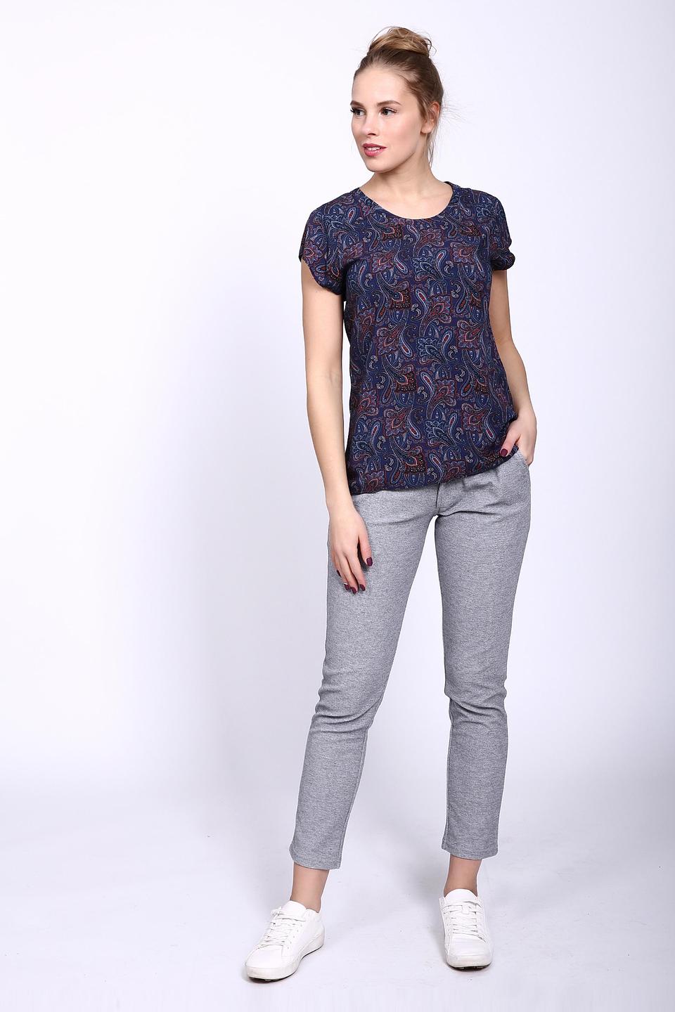 Блуза Pezzo с узором пейсли