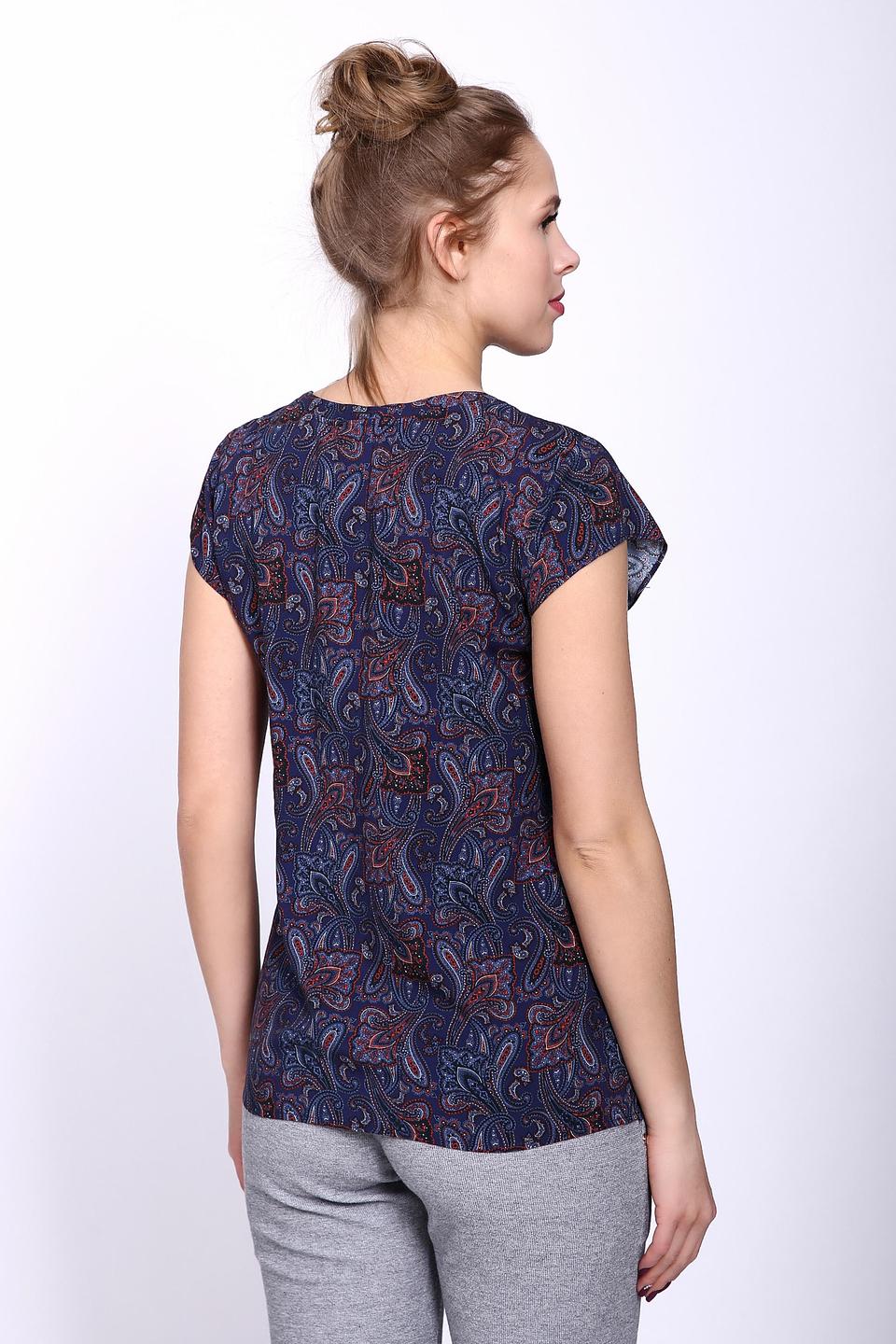 Блуза Pezzo с узором пейсли