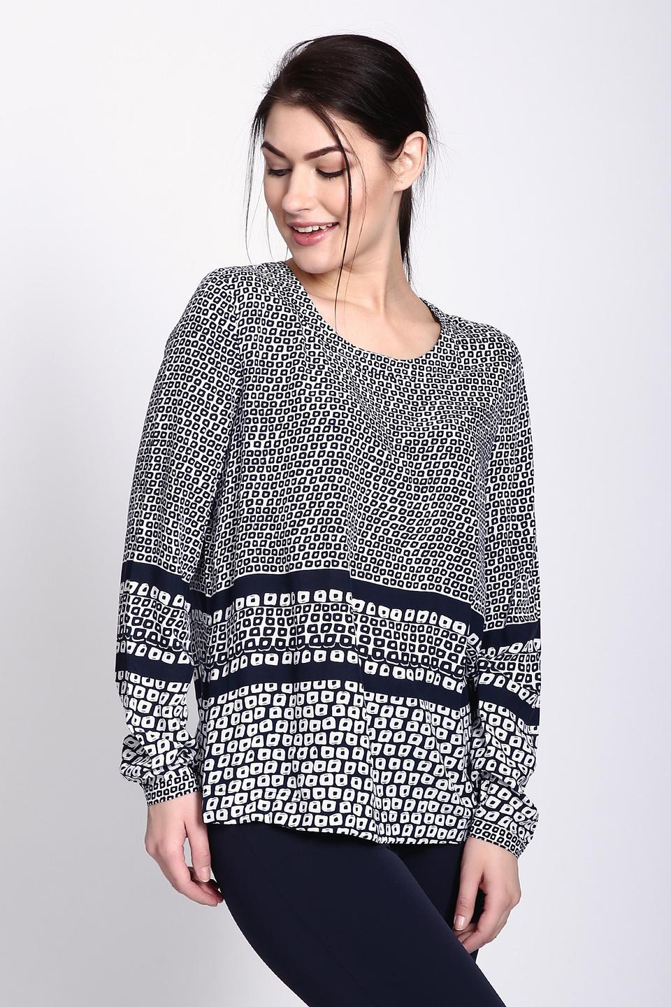 Блуза Lebek с геометрическим принтом