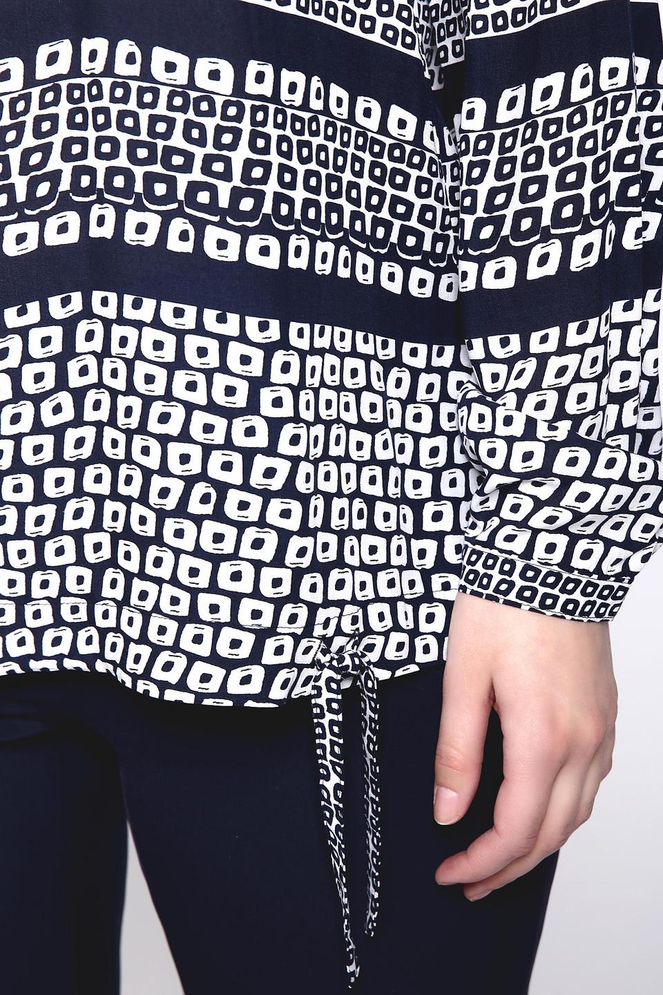 Блуза Lebek с геометрическим принтом