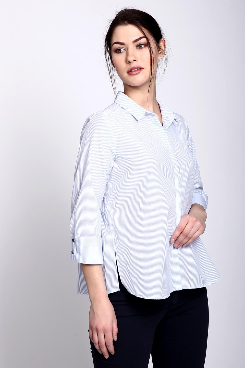 Блуза Via Appia в полоску голубую