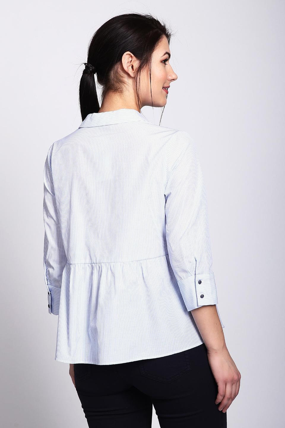 Блуза Via Appia в полоску голубую